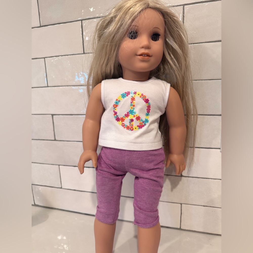 American Girl blond hair doll